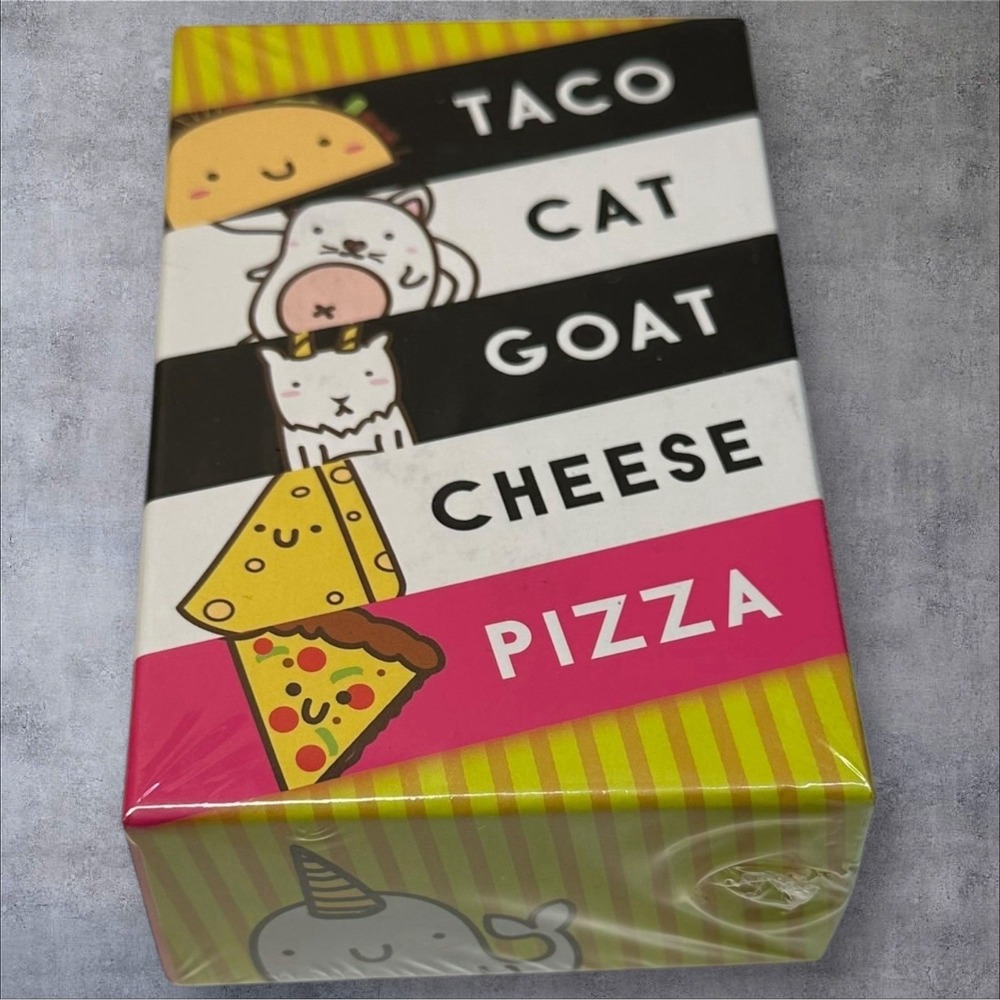 Taco Cat Goat Cheese Pizza Family Social Card Game Brand NEW Sealed Dolphin Hat